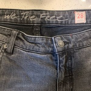 black free people flare jeans